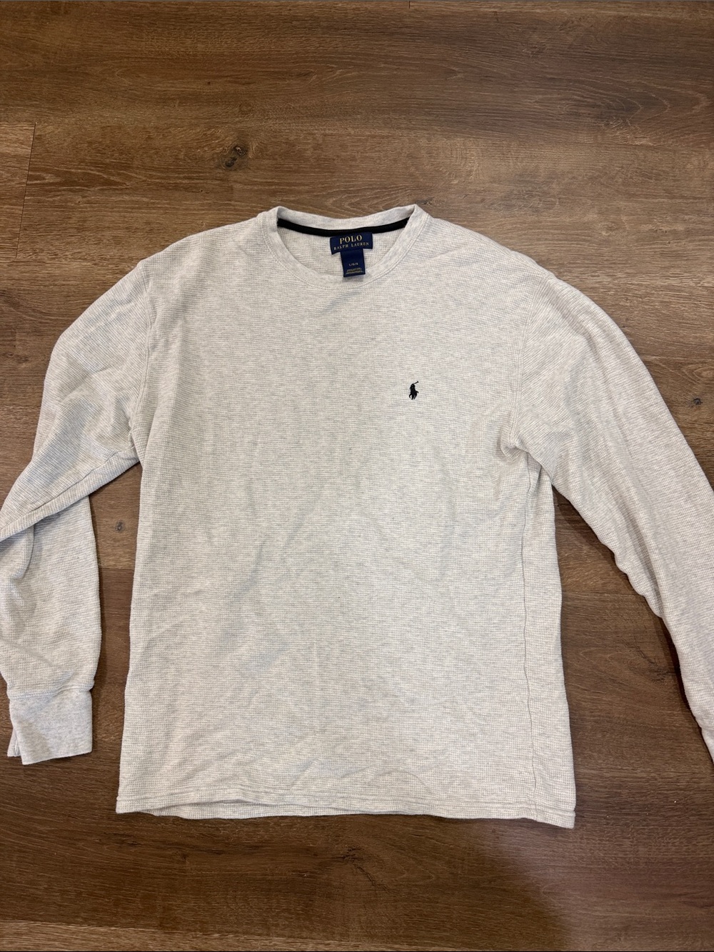 Polo by Ralph Lauren Heather Gray Long-Sleeve Crewneck Shirt